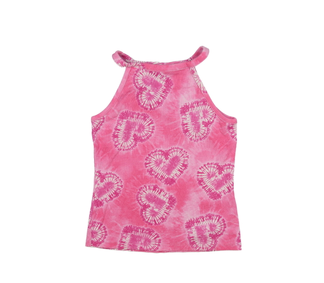 Růžové tílko se srdíčky 