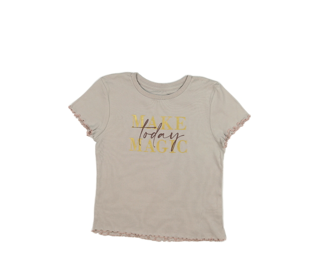 Světlé krátké triko s nápisem George