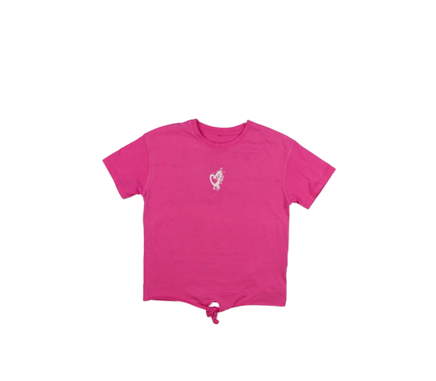 Růžové triko se srdcem George