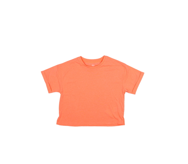 Neonově oranžový crop top F&F