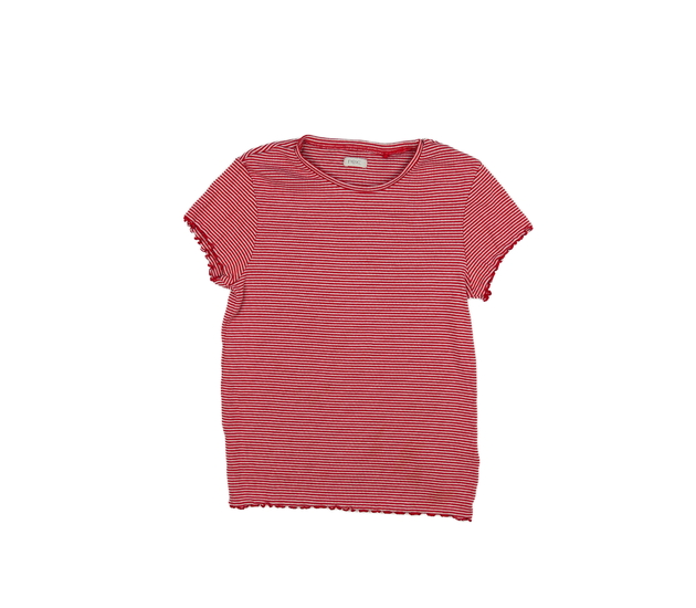 Bílo-červené pruhované triko Next