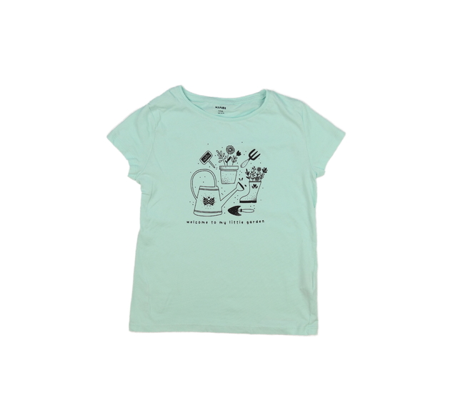 Světle modré triko s obrázkem 