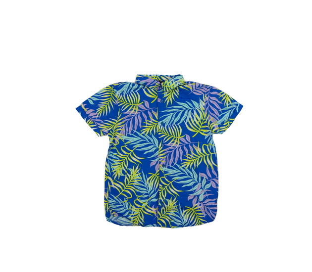 Modrá košile s listy Primark 