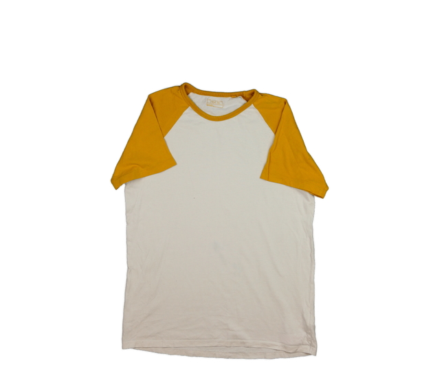 Bílé triko se žlutými rukávy Next