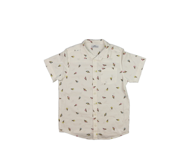 Krémová košile s nanuky 