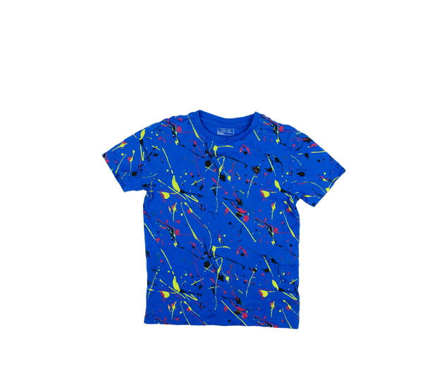 Modré vzorované triko Next