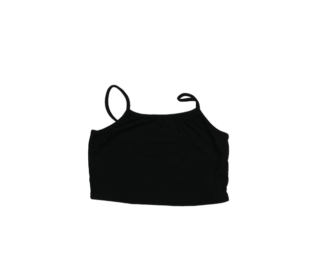 Černý crop top 