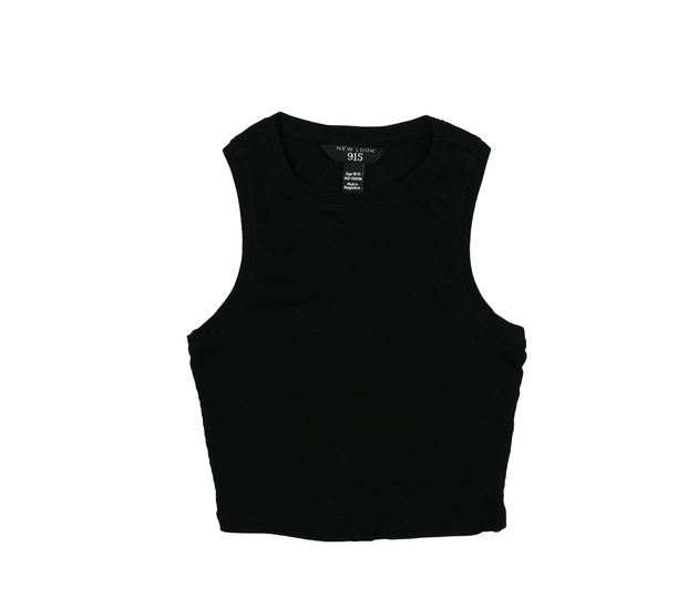 Černý crop top New Look 