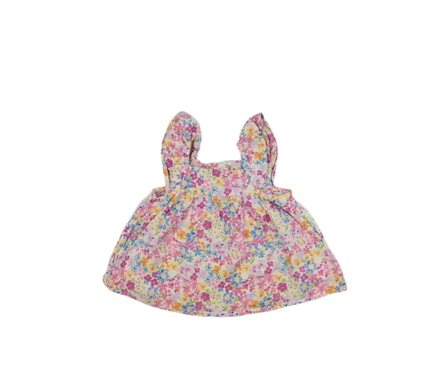 Bílé květinové tílko Tu