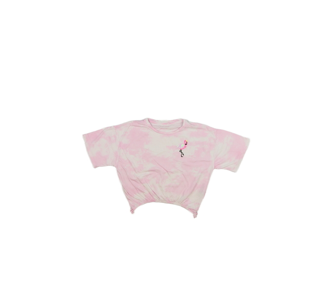 Světlé batikované kratší triko Primark 