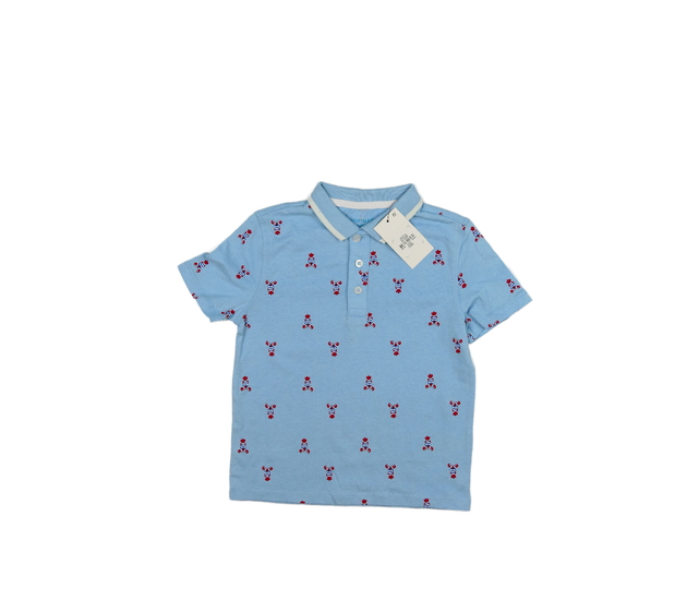 Nové modré triko s límečkem Primark 