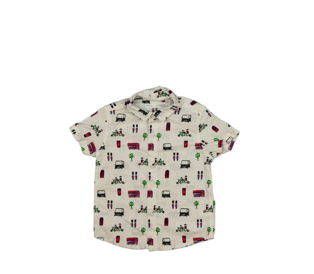 Krémová košile s obrázky Next