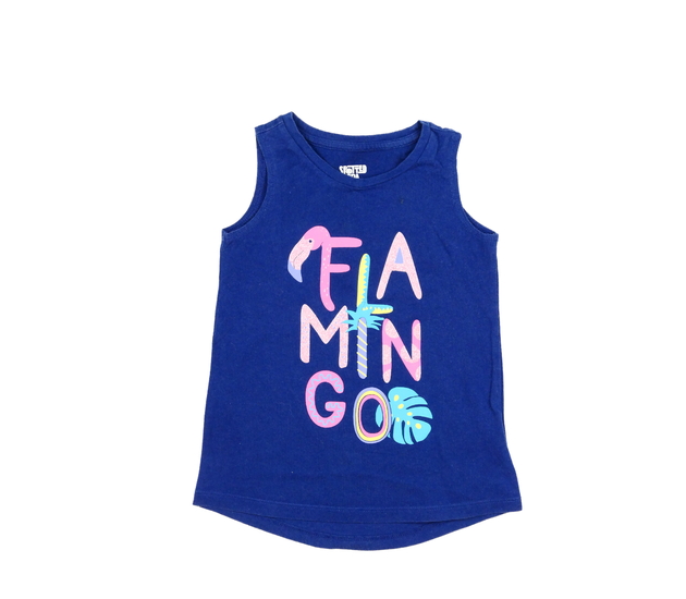 Tmavě modré tílko s obrázkem 