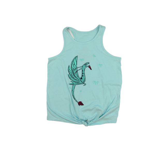 Modré tílko s drakem 