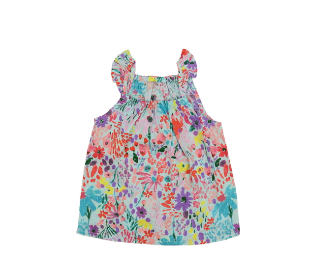 Modré květinové tílko Nutmeg