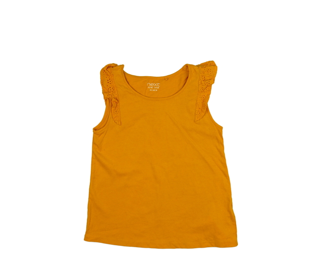 Žluté tílko s volánky Next