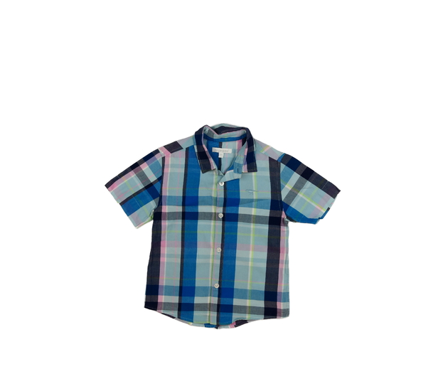 Modrá kostkovaná košile Bluezoo 