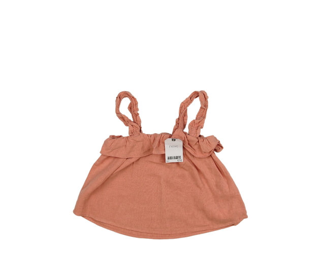 Nové růžové tílko s volánky Next