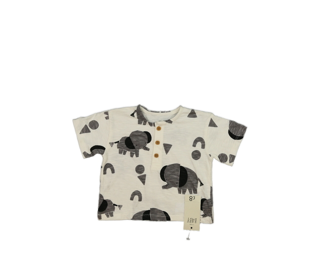 Nové krémové triko se slony George