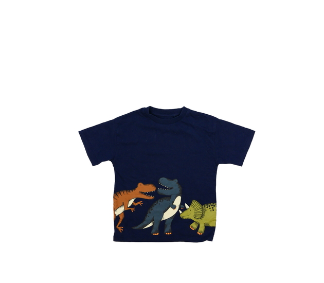 Tmavě modré triko s dinosaury Next