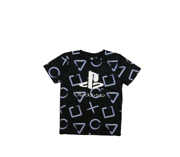 Černé triko PlayStation Primark