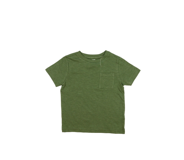 Tmavě zelené triko s kapsičkou F&F