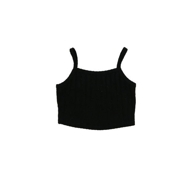 Černý crop top 