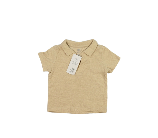 Nové hnědé triko s límečkem F&F