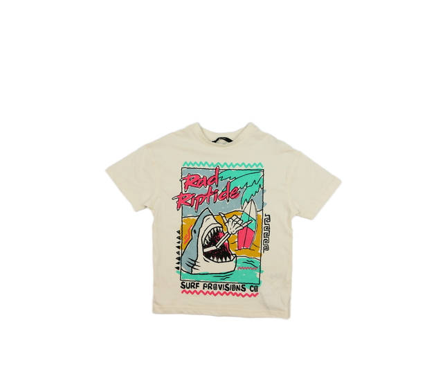 Krémové triko se stylovým potiskem George