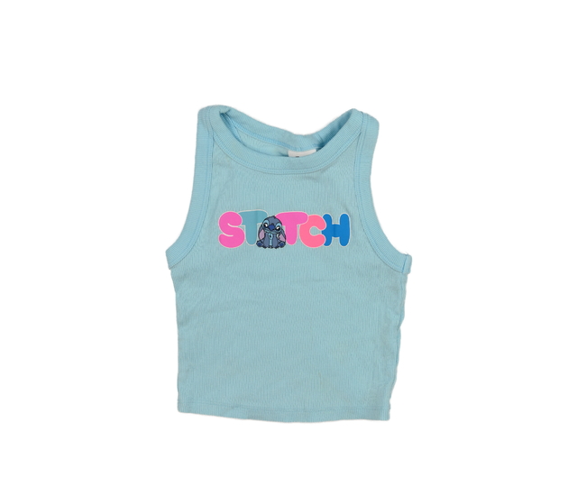 Modrý crop top Stitch Disney George