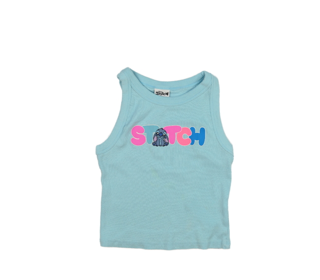 Modrý crop top Stitch Disney George