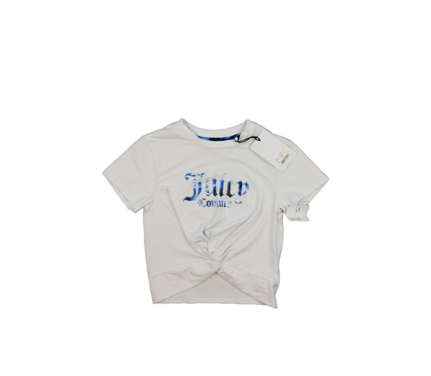 Nový bílý crop top s nápisem 