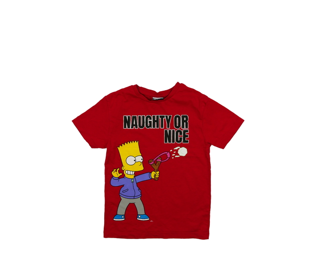Tmavě červené triko Simpsonovi George