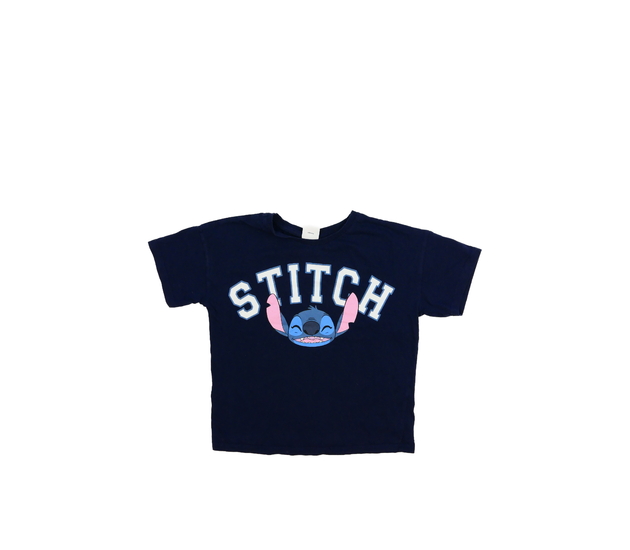 Tmavě modré kratší triko Stitch Disney George