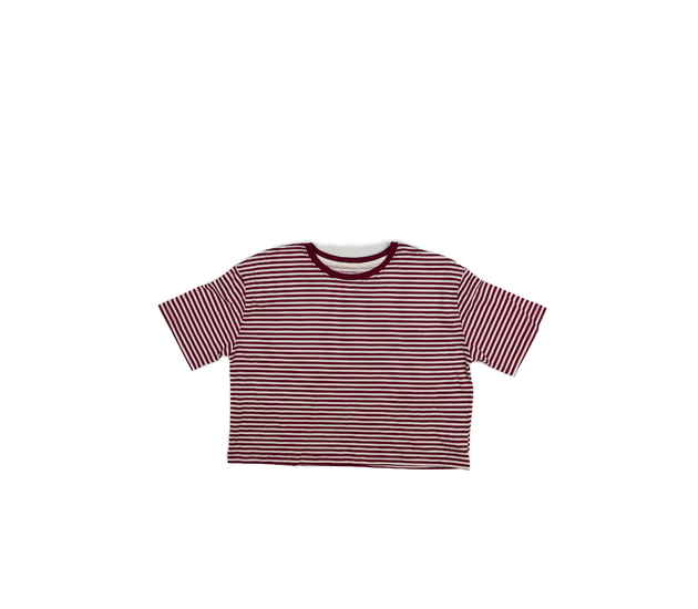 Pruhovaný oversize crop top Primark 