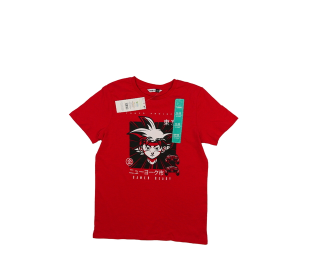 Nové červené triko s obrázkem Primark 