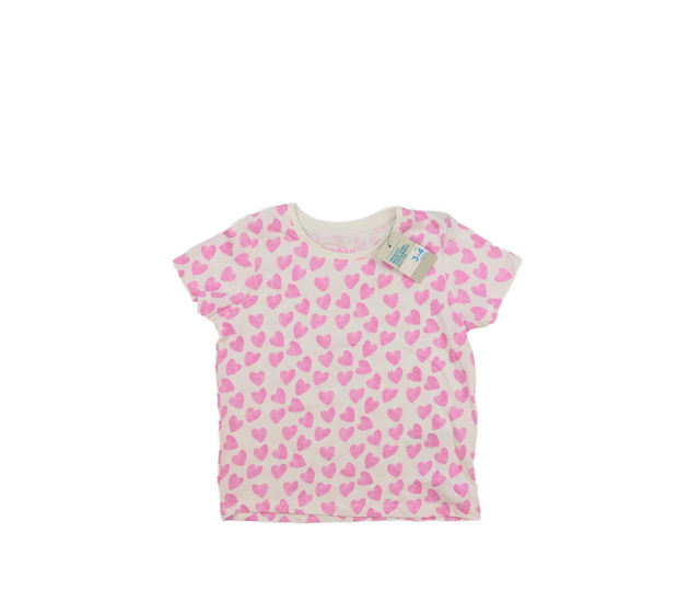 Nové bílé triko se srdíčky Primark 