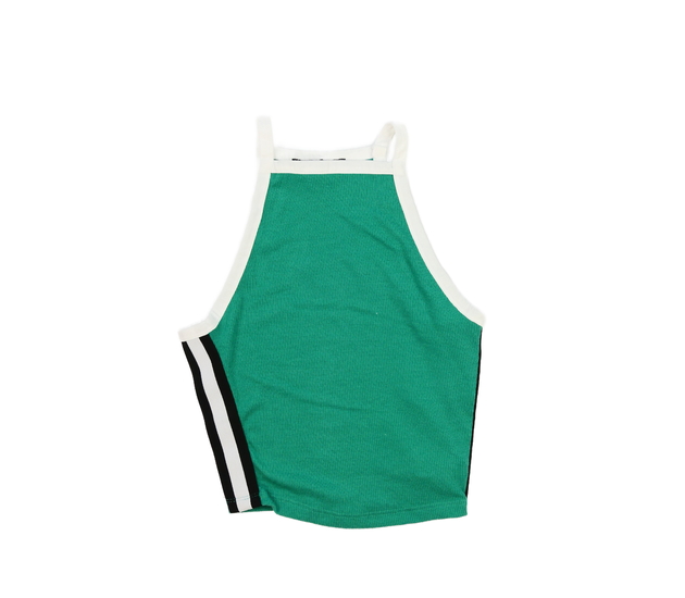 Zelený crop top New Look 