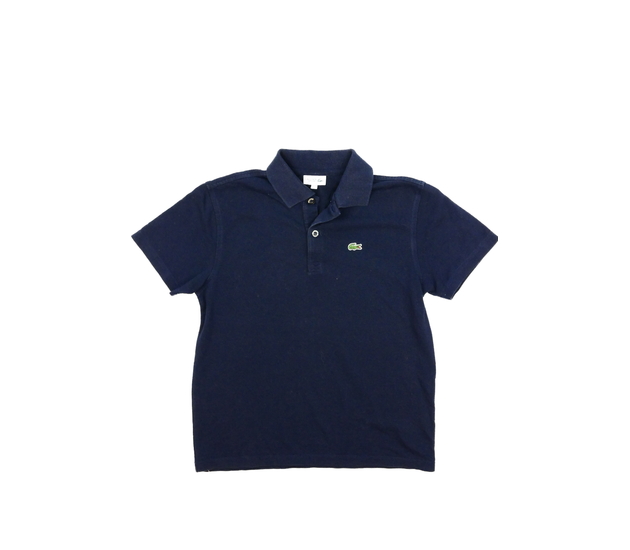 Tmavě modré triko s límečkem Lacoste