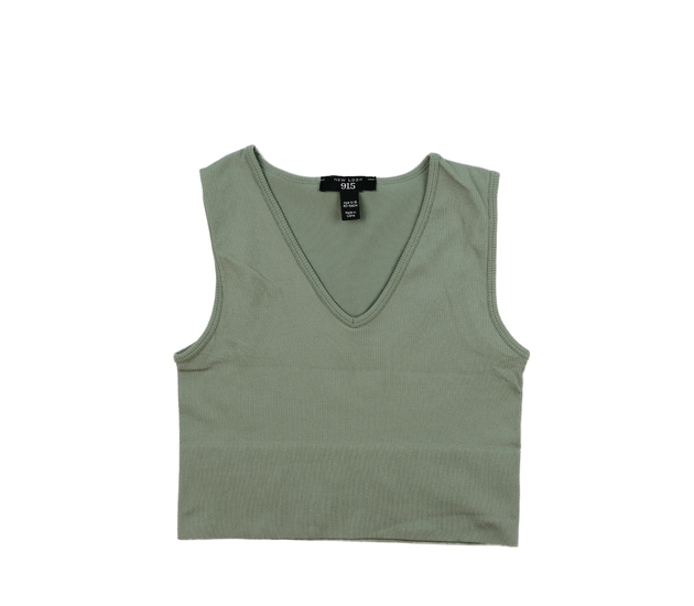 Zelený crop top New Look 