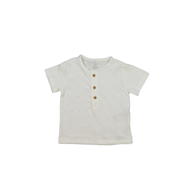 Bílé melírované triko M&S