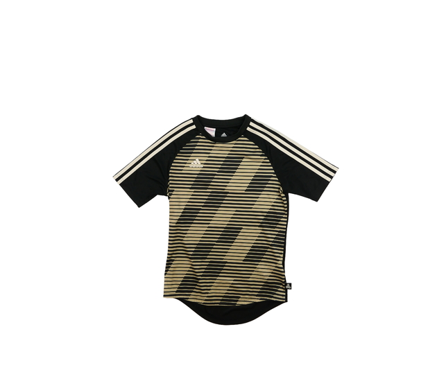Černo-zlaté sportovní triko Adidas 