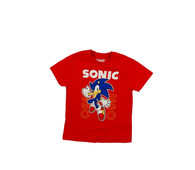 Červené triko Sonic Primark 