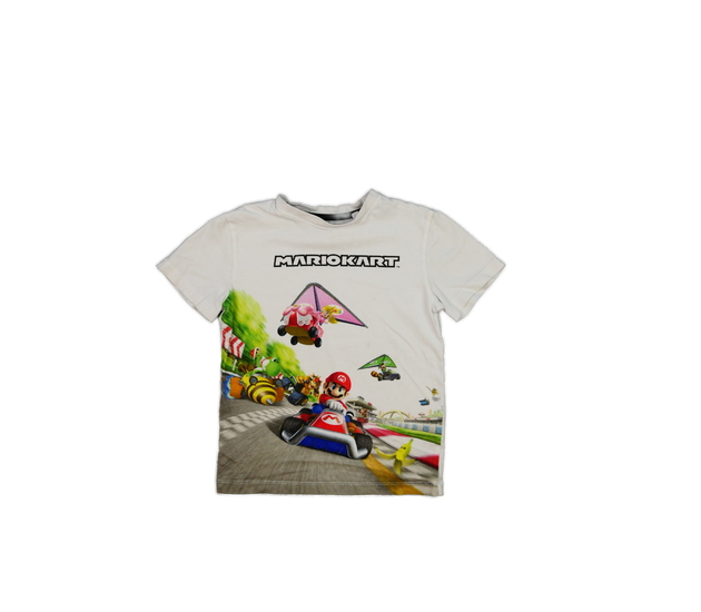 Bílé triko Mario Kart Next