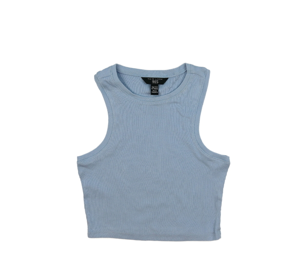 Modrý  crop top New Look 