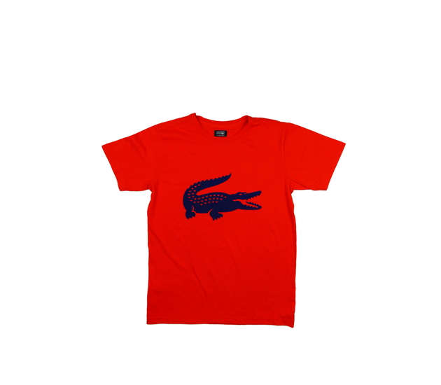 Červené triko vel. 176 Lacoste 