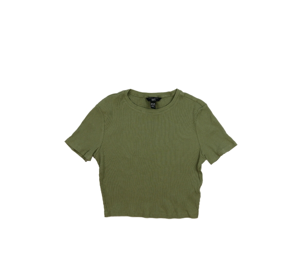 Zelený crop top vel. 170 New Look 
