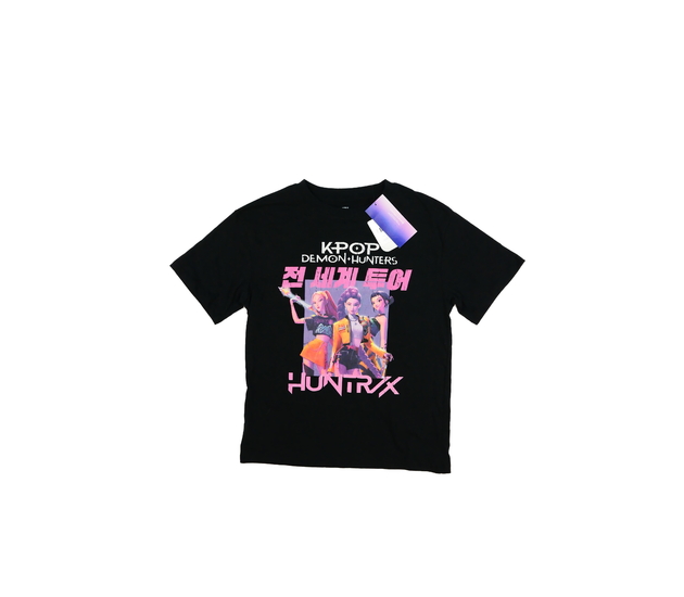 Nové černé triko KPOP  Demon Hunters Tu 