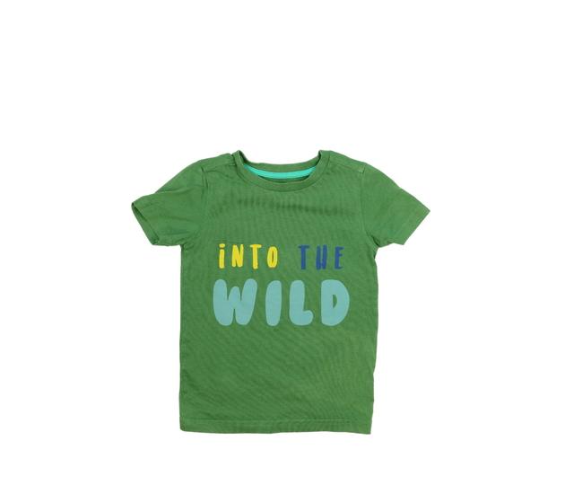 Zelené triko s nápisem Mothercare