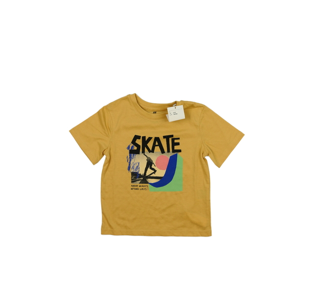 Nové hořčicové stylové triko H&M